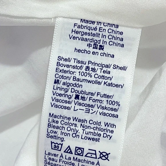 J.Crew NWOT Liberty fabric 💯 percent cotton w/pockets & adjustable straps sz16 - Picture 9 of 10